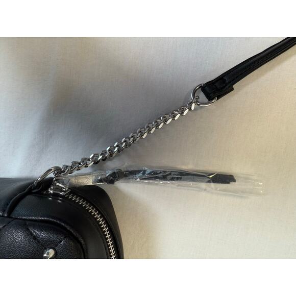 Rebecca Minkoff Black Diamond Quilted Studded Top Zip Crossbody - Picture 5 of 9